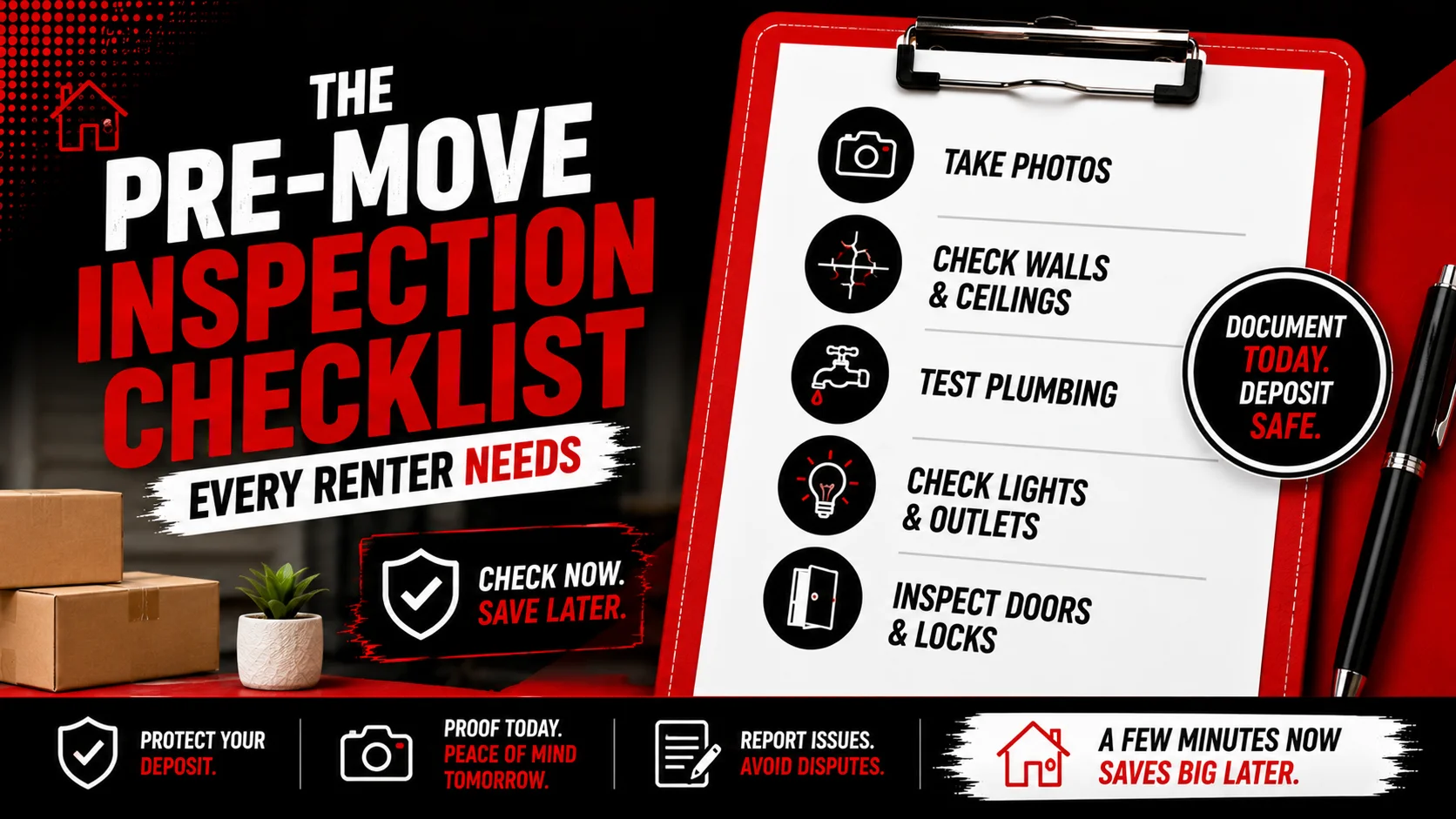 The pre-move inspection checklist every renter needs